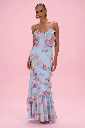 Flora Mist Maxi Dress by PatBo from Marina St Barth
