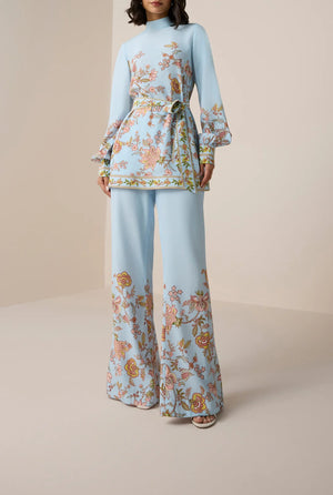 Hemant & Nandita Riah Scarf Neck Top