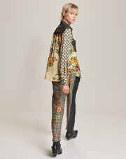 ME369 Ember Black Denim Track Pants