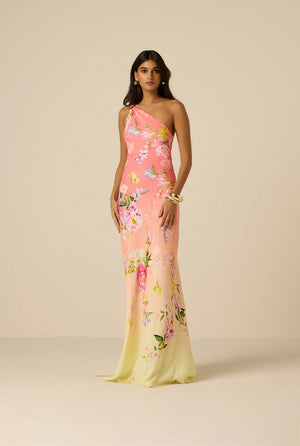Avya One Shoulder Sash Dress by Hemant & Nandita from Marina St Barth