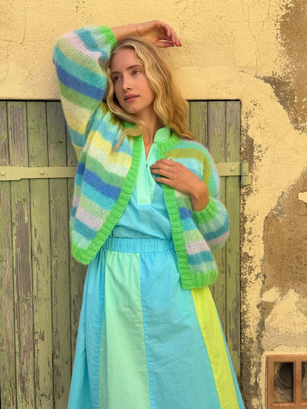 Little Jacket Multi Stripes Blue