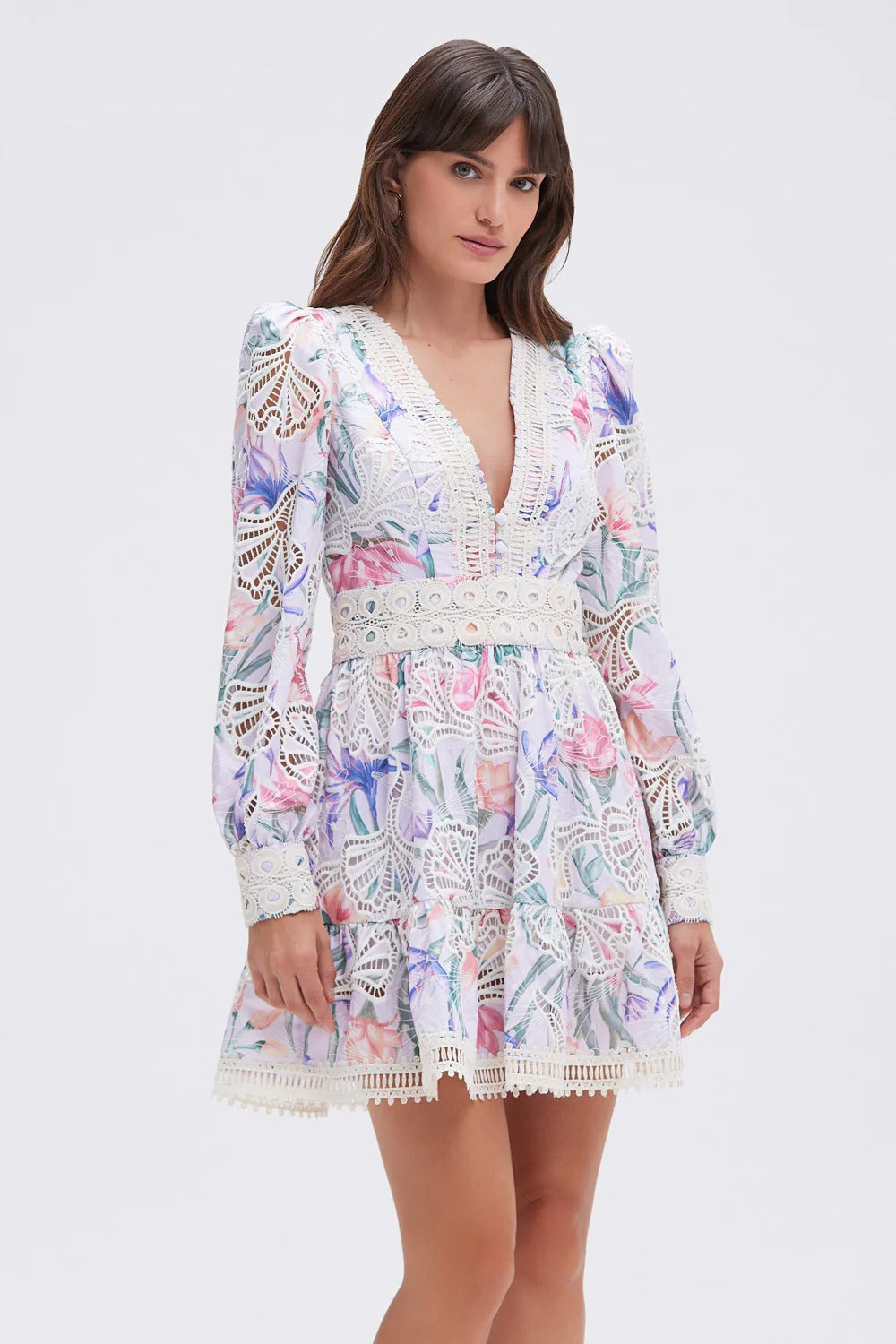 PatBo Amarylis Embroidered Mini Dress by PatBo from Marina St Barth
