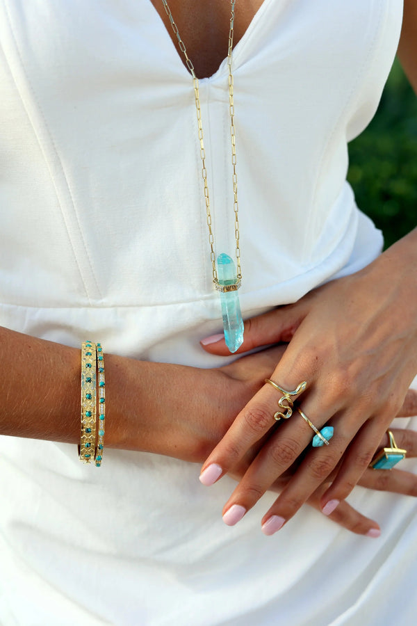 Magical Crystal Turquoise Ring
