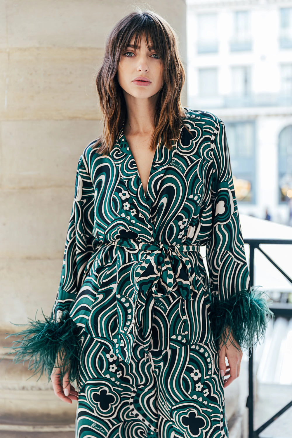 Diane Jacket Green Cosmic