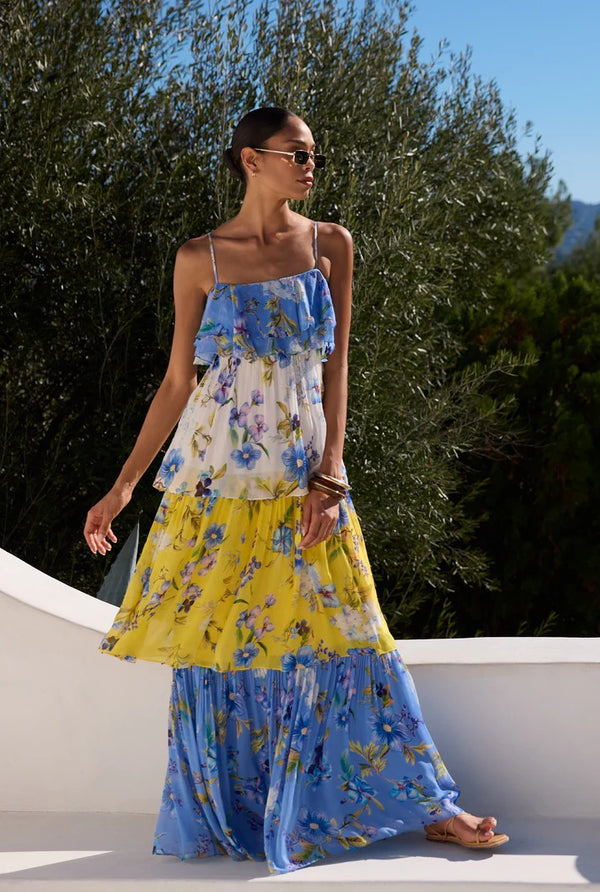 Ayka Tiered Maxi Dress