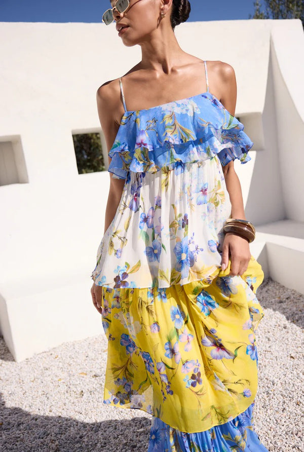 Ayka Tiered Maxi Dress