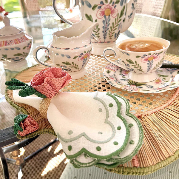 Roses Napkin Ring (Set of 4)