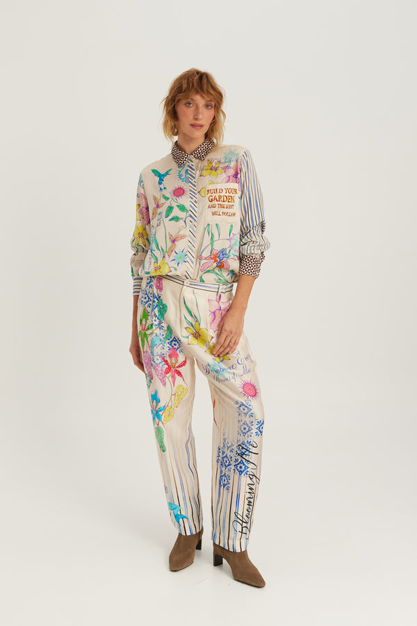 Lydia Tailored Pants Paradiso by Me 369 from Marina St Barth