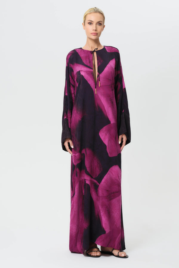 Niluu Sophia Calypso Noor Kaftan Dress