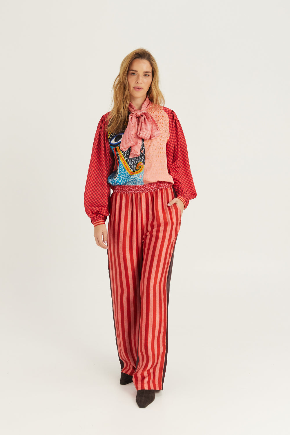 Bailey Track Pants Red Aura by Me 369 from Marina St Barth