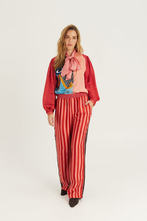 Bailey Track Pants Red Aura by Me 369 from Marina St Barth