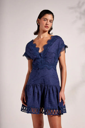 Waimari Moonlite Mini Dress Navy by Waimari from Marina St Barth