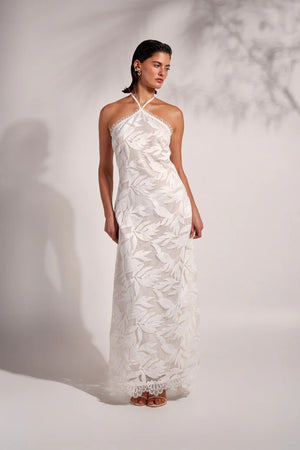 Waimari Nia Maxi Dress White by Waimari from Marina St Barth