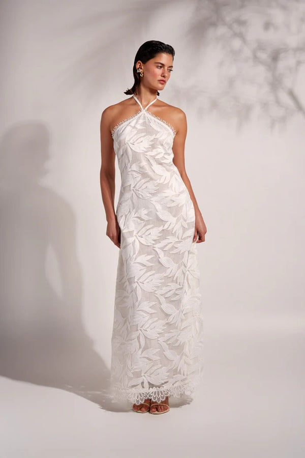 Waimari Nia Maxi Dress White by Waimari from Marina St Barth