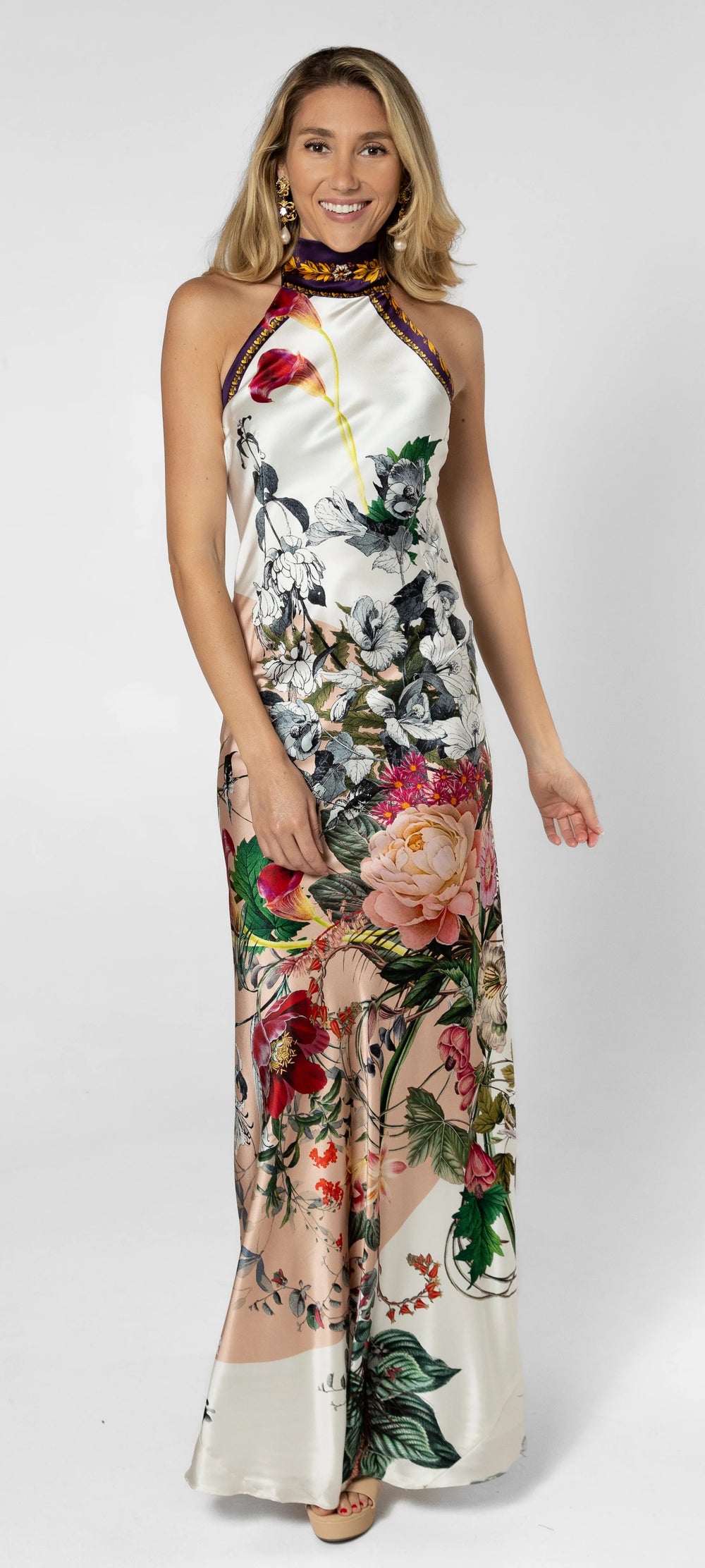 Paris Rosa Linda Dress by Trisha paterson from Marina St Barth