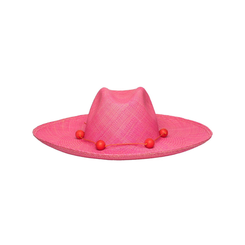 Ecuador Camila Wide Brim Bubblegum Pink by Artesano from Marina St Barth
