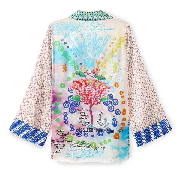 Mia Runic Whisper String Tie Blouse by Me 369 from Marina St Barth