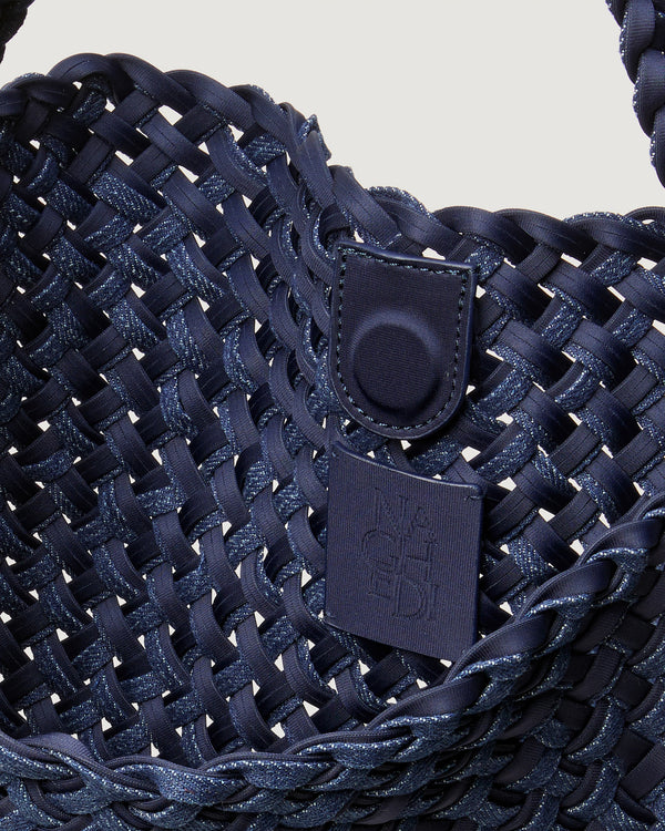 Naghedi Nomad Hobo Double Weave Indigo by Naghedi from Marina St Barth