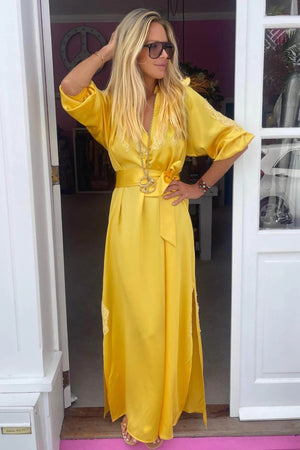 Vanita Rosa Long Dress Pascale