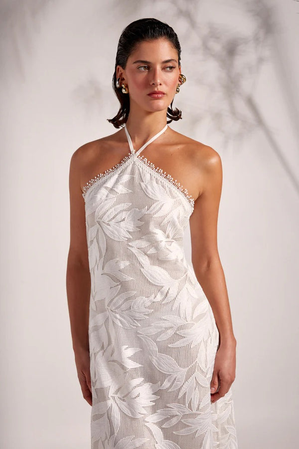 Waimari Nia Maxi Dress White by Waimari from Marina St Barth