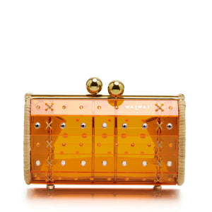 Clutch Strass Orange by Waiwai from Marina St Barth