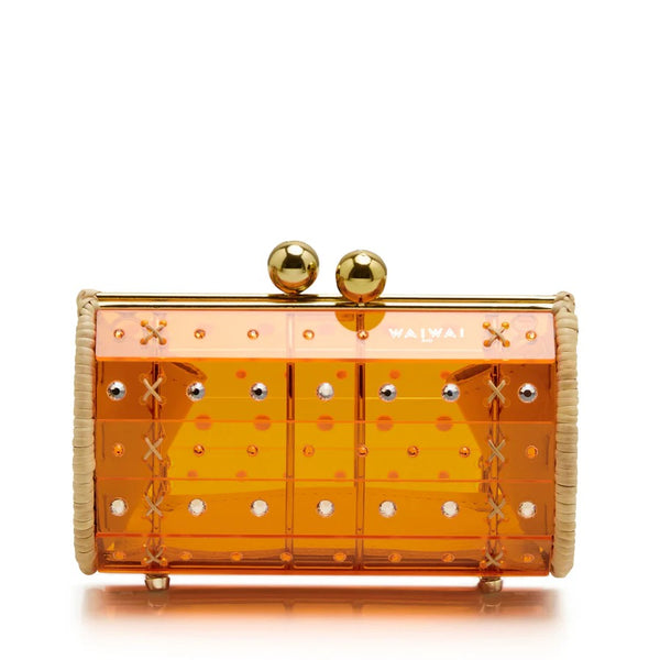 Clutch Strass Orange by Waiwai from Marina St Barth