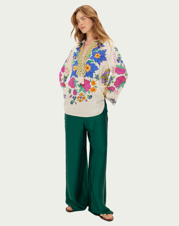 Mia Markers String Tie Blouse by Me 369 from Marina St Barth