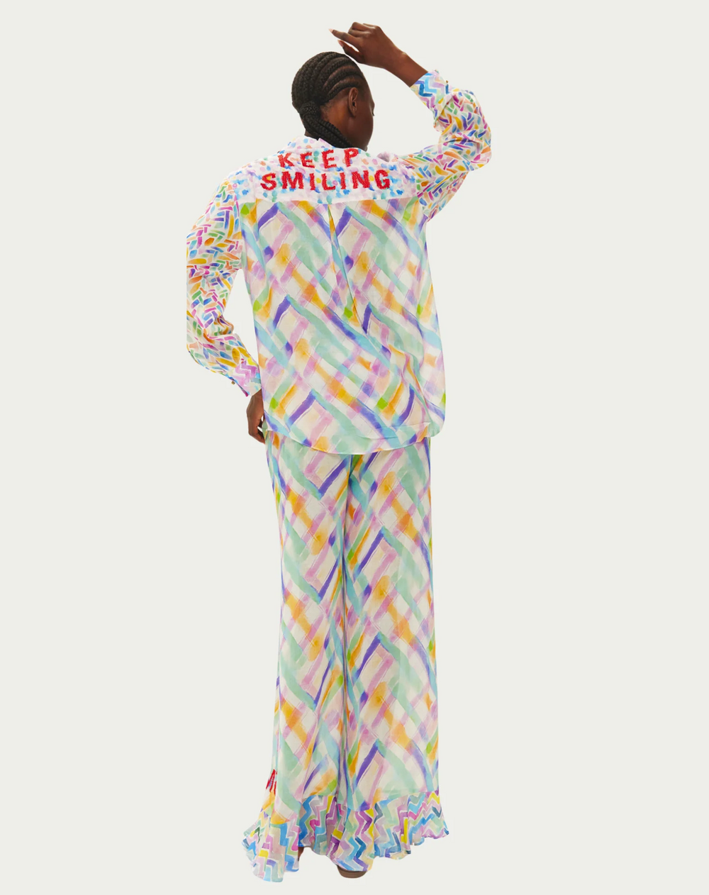 Rosie Fairy Dust Wide Leg Pant by Me 369 from Marina St Barth