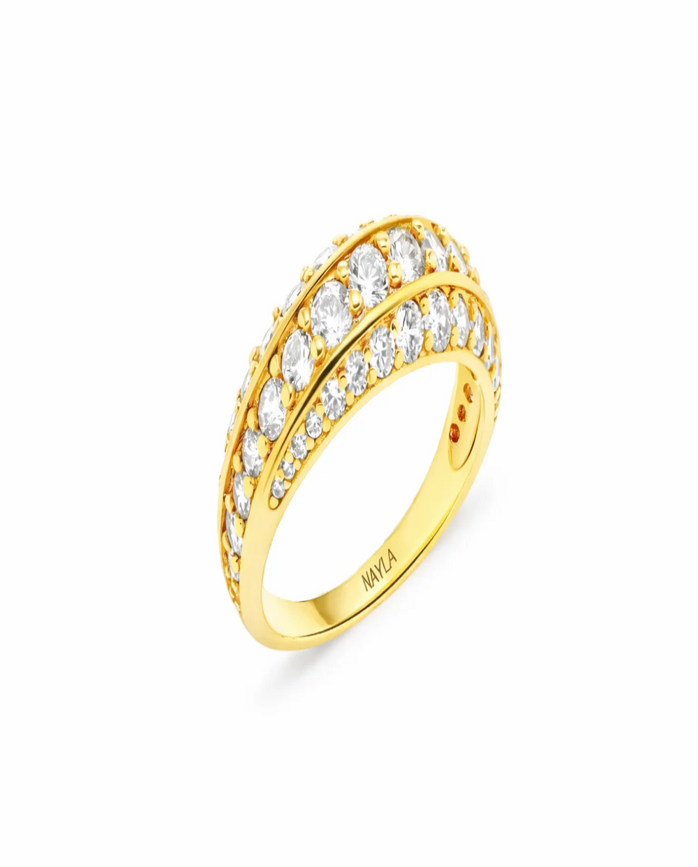 Naomi Triple Rows Ring by Nayla from Marina St Barth