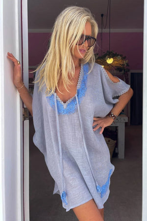 Vanita Rosa  Pipa Dress Linen