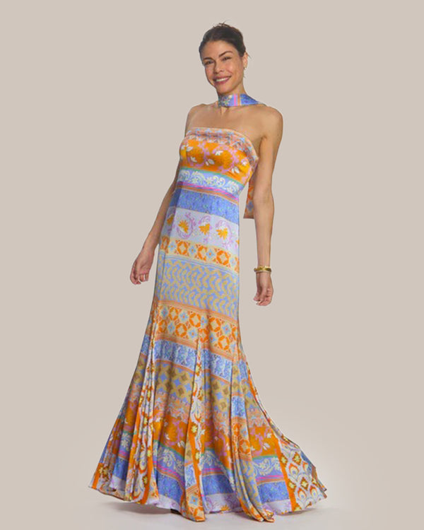 Paris Sirenuse Strapless Dress