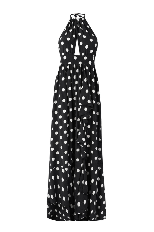 Marlea Dress Marie Black Polka Dots by Marlea from Marina St Barth