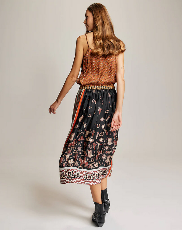 ME369 Vanessa Midi Skirt Rodeo by Me 369 from Marina St Barth