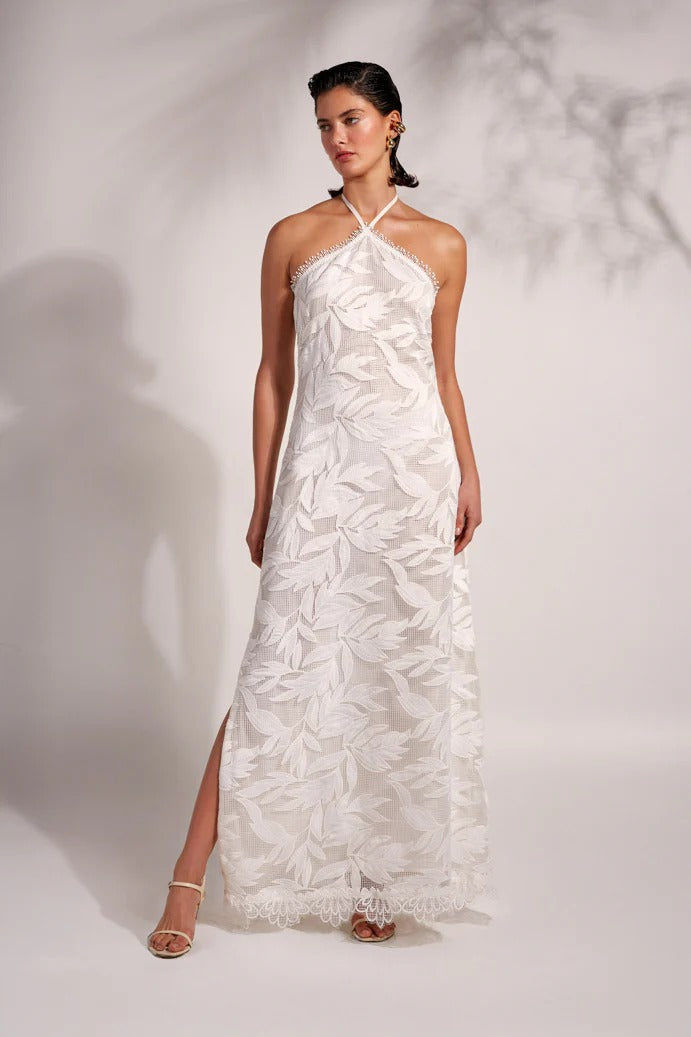 Waimari Nia Maxi Dress White by Waimari from Marina St Barth