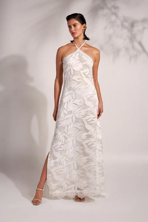 Waimari Nia Maxi Dress White by Waimari from Marina St Barth