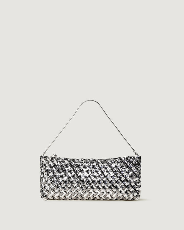 Naghedi Gala Clutch Double Weave Metallic by Naghedi from Marina St Barth