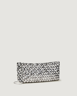 Naghedi Gala Clutch Double Weave Metallic by Naghedi from Marina St Barth