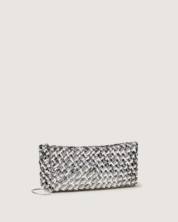 Naghedi Gala Clutch Double Weave Metallic by Naghedi from Marina St Barth