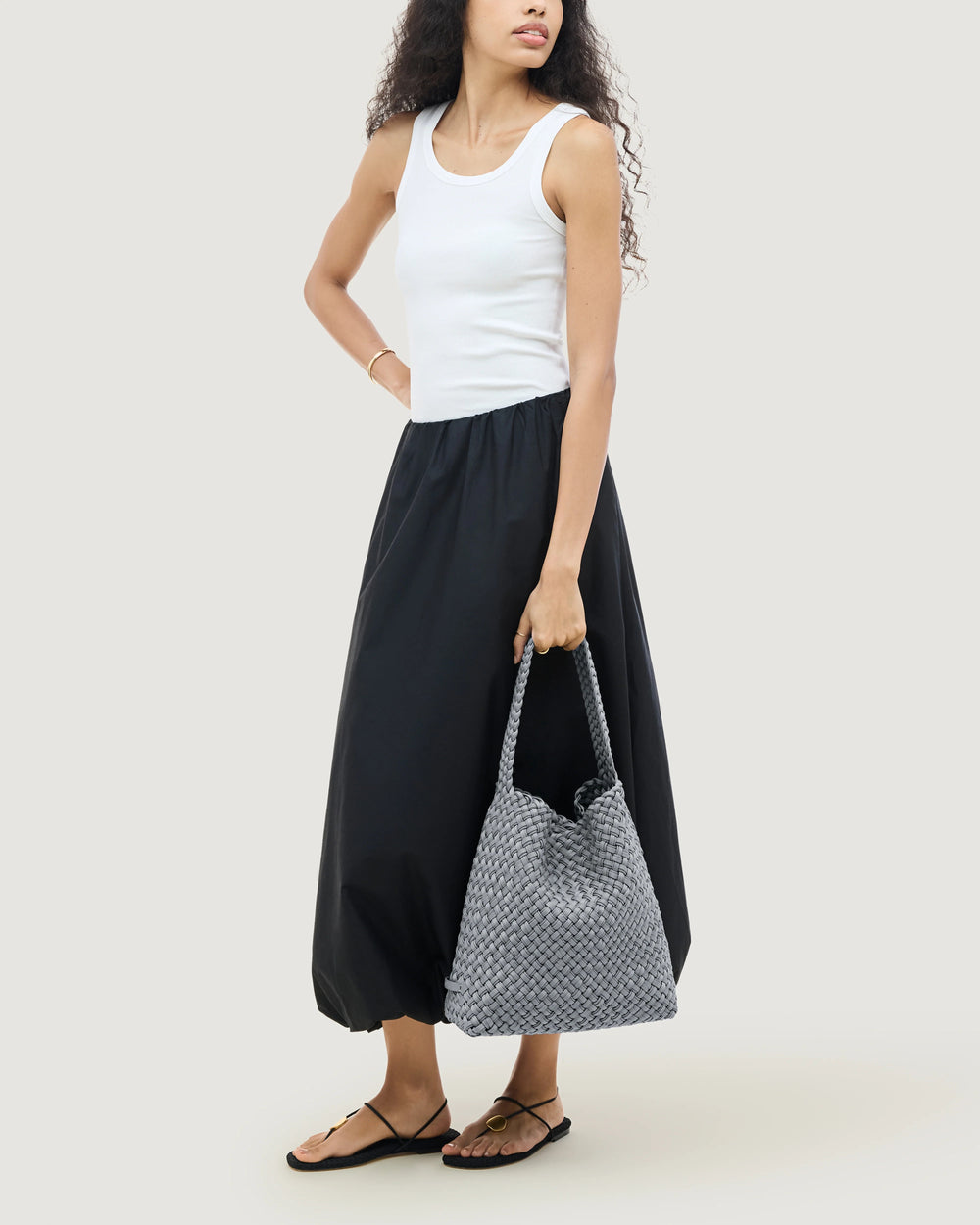 Nomad Medium Hobo Double Weave by Naghedi from Marina St Barth