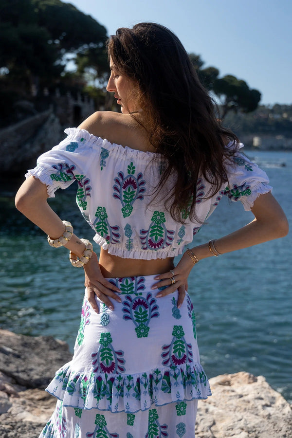 Marlea Top Jenna Topaz Blue by Marlea from Marina St Barth