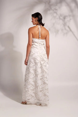 Waimari Nia Maxi Dress White by Waimari from Marina St Barth