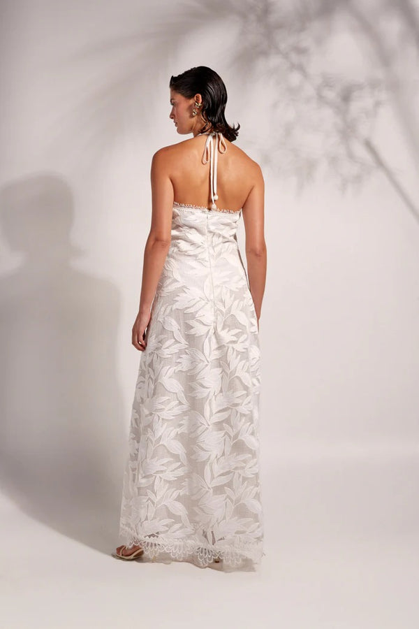 Waimari Nia Maxi Dress White by Waimari from Marina St Barth