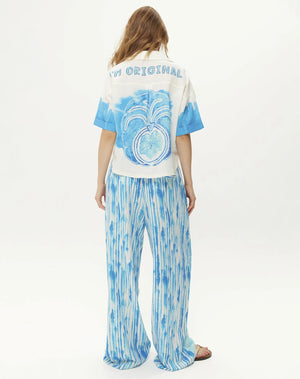 Ellen Indigo Wrapped Pants by Me 369 from Marina St Barth