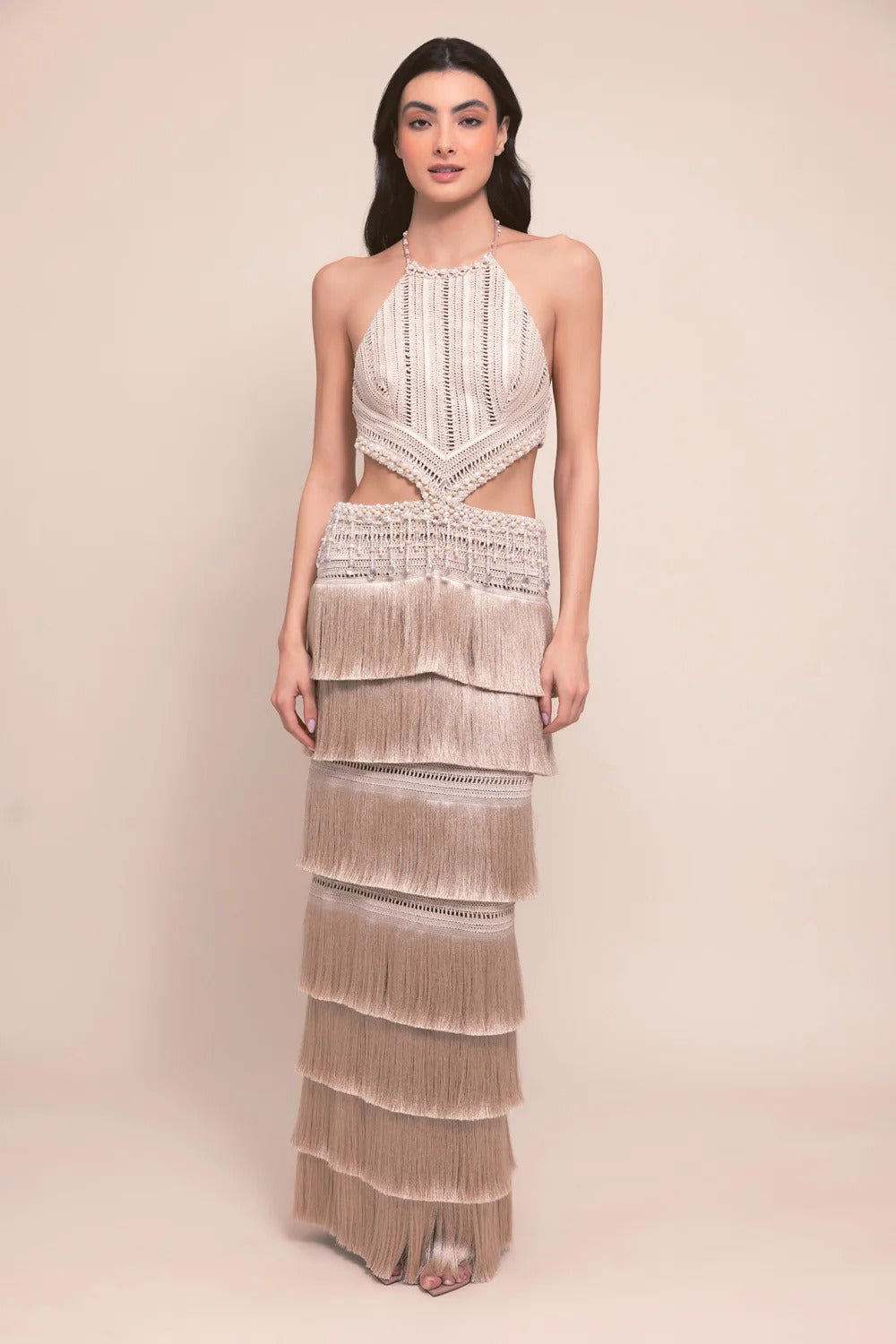 Petal Fringe Maxi Dress by PatBo from Marina St Barth