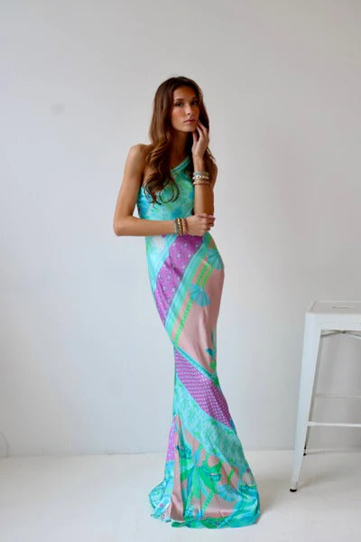 Paris Glamour Silk Dress Style 707 by Trisha paterson from Marina St Barth