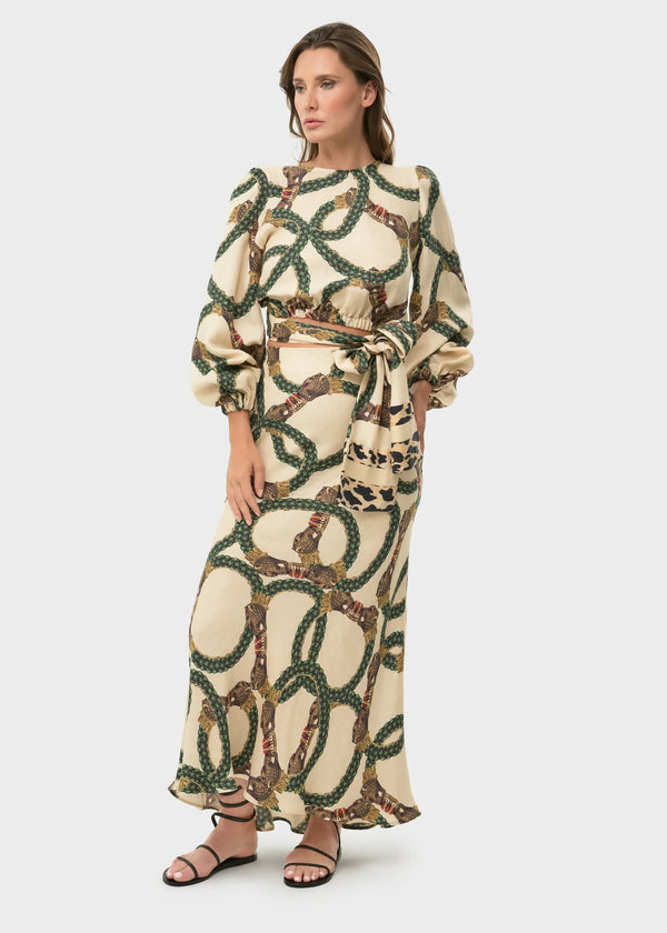 Celine Maia Wrap Top