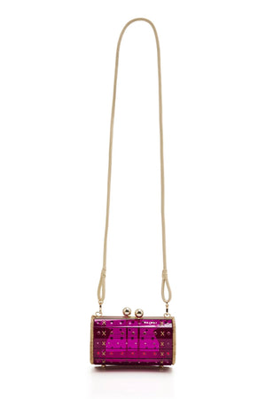 Clutch Strass Purple by Waiwai from Marina St Barth