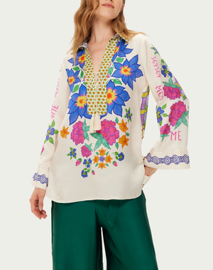 Mia Markers String Tie Blouse by Me 369 from Marina St Barth