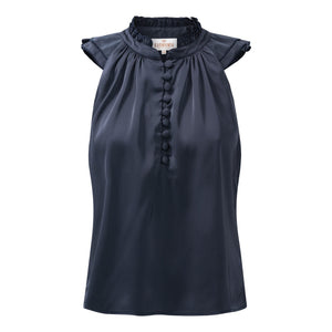 Anna Top Hammered Saphire