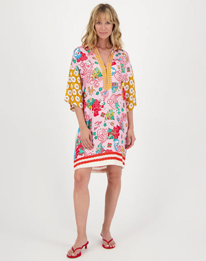 Me369 Nancy Placket Mini Dress by Me 369 from Marina St Barth